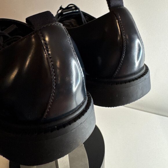 BOSS Mens Larry Brush Off Leather Derby Dress Shoe Oxford US size 12 new - Picture 8 of 14